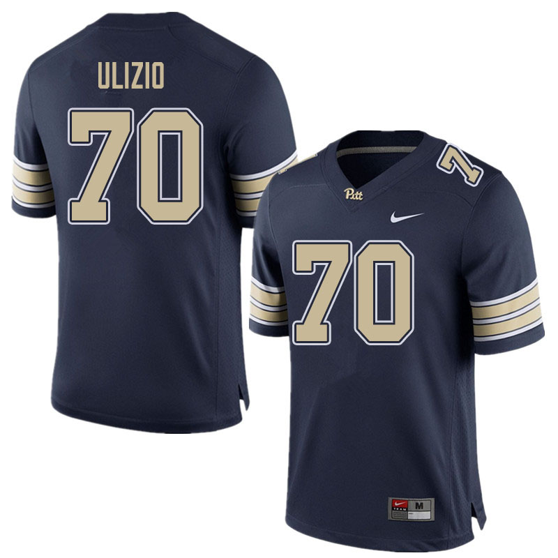 Men #70 Nolan Ulizio Pitt Panthers College Football Jerseys Sale-Home Navy